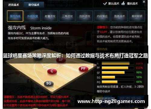 篮球明星赛场策略深度解析:如何通过数据与战术布局打造冠军之路 篮球明星赛场策略深度解析:如何通过数据与战术布局打造冠军之路